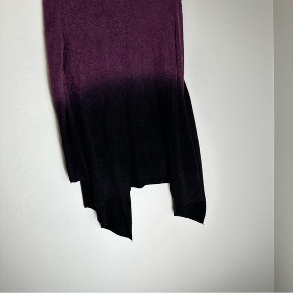 Barefoot Dreams Cozy Chic Calypso Wrap Cardigan Ombre Black Purple Size S/M - Picture 7 of 11